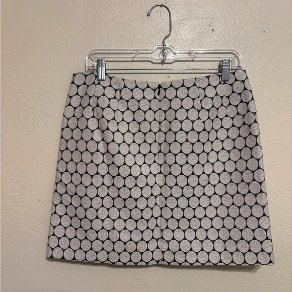 J. Crew Black and White Geometric Mini Skirt - Picture 8 of 8
